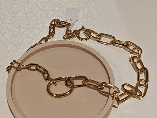 COLLIER  MYRTO DORE A L'OR FIN